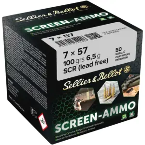7x57 Screen-Ammo SCR Zink 6,5g/100grs. S&B