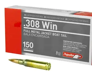 .308 Win. 9,7g/ 150grs. Aguila