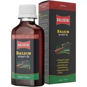 Schaftöl Balsin – rotbraun, 0,05 l - BALLISTOL