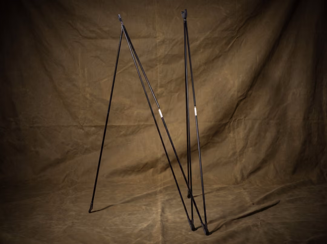 4 STABLE STICKS Zielstock Bush Stick Essential Carbon